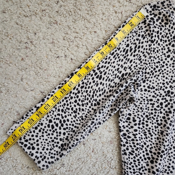 JJill Animal Print Boat Neck Sweater Large Petite - Picture 9 of 11